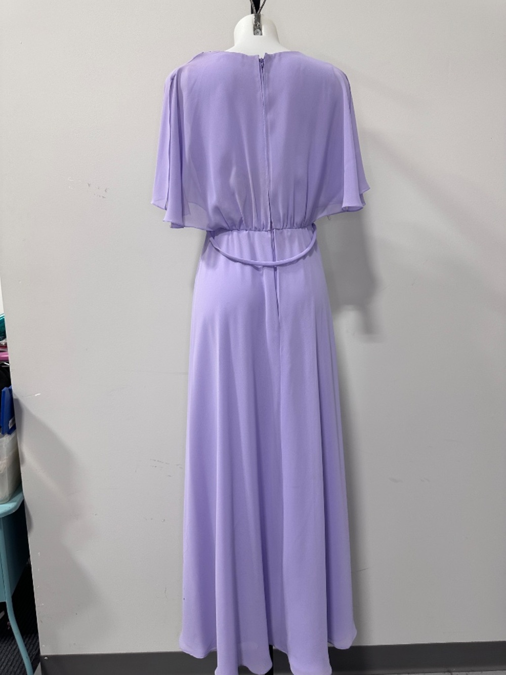 VINTAGE 1970s floor length dress - Picture 2 of 4